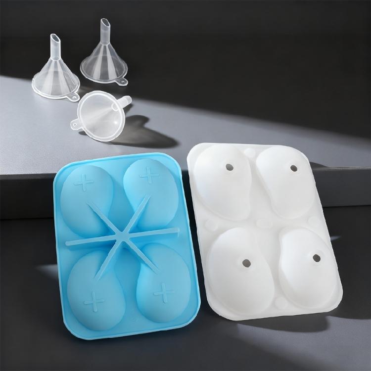 4 Cavity Silicone Dessert Molds Realistic Mangoes Shape Baking Mould For Bakers Beginners Kitchen Accessories