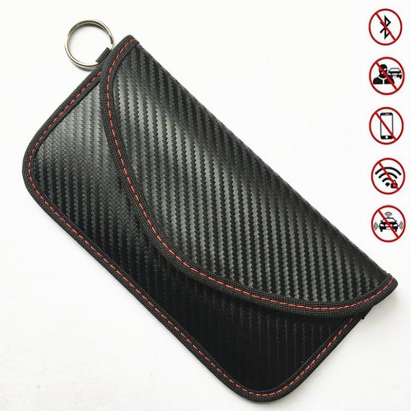 1Pcs Signal Blockieren Tasche Faraday Tasche Schild Käfig Tasche Brieftasche Telefon Fall Schlüssel Tasche