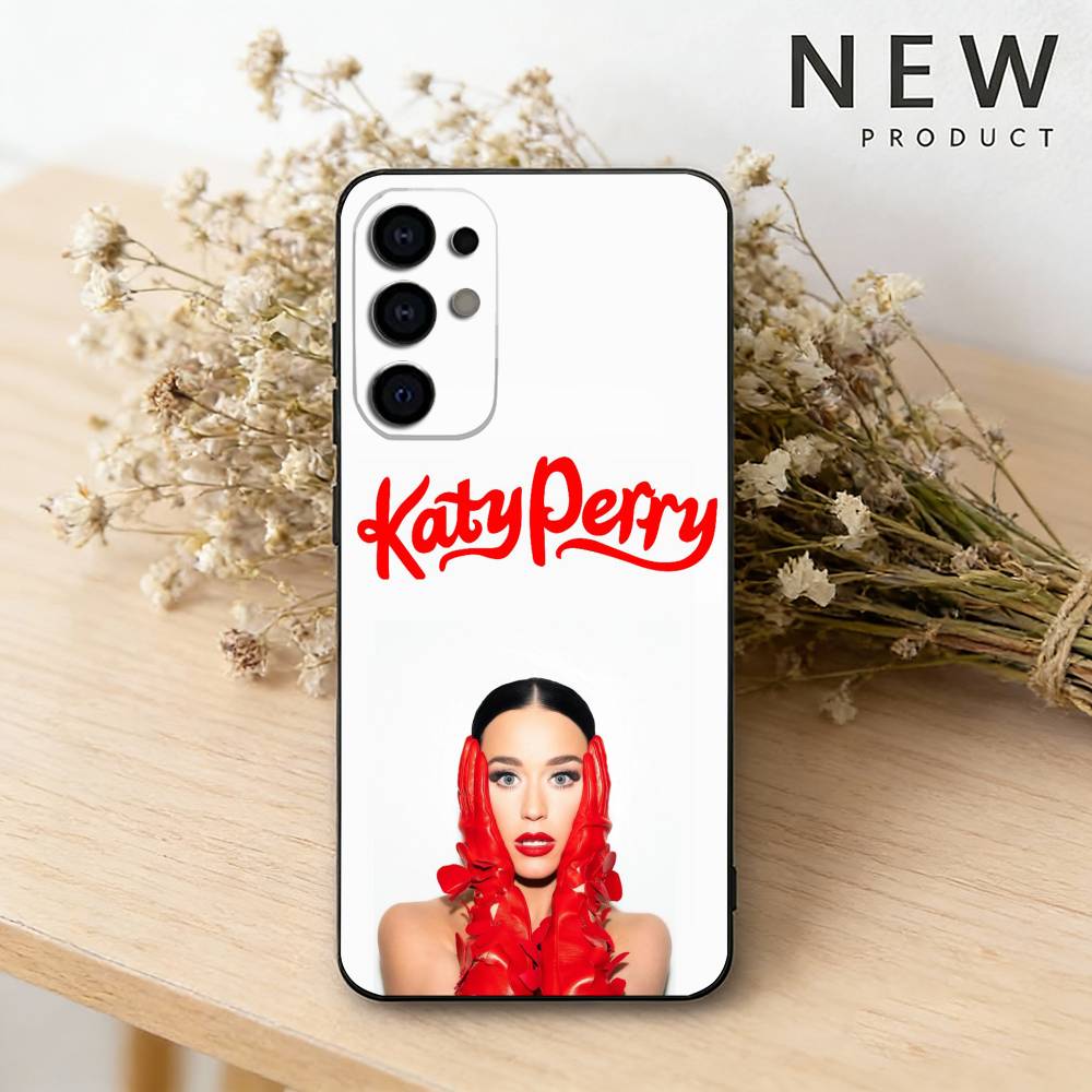 Singer K-Katy Perry phone Case For Samsung S26,25,24,21,22,23,30,20,Ultra,Plus,Fe,Lite Black Soft Cover