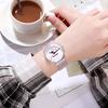 UTHAI CQ69 Kids Quartz Sport watch Jelly For Girls Boys Children women clocks Wristwatch Cartoon Transparent color Simple