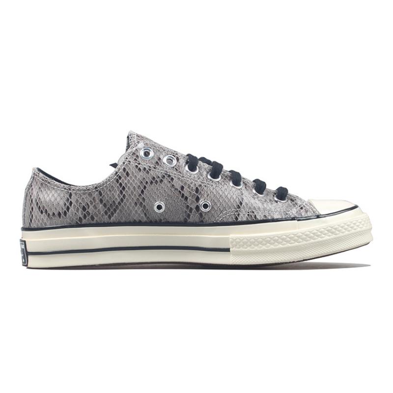 Converse 1970s All Star 70 Comfortable and Versatile Low-Top Espadrilles Unisex Grey