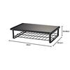 HEIAN SHINDO Over-the-Range Rack, Matte Black, 46cm Wide X 29.5cm Deep X 11cm High, 10kg Load Capacity, REK-1, Heian Shindo Kogyo