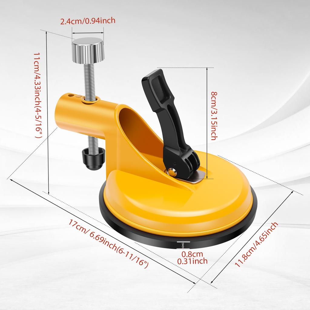 Floor Gap Fixer Tool Heavy Duty Adjustable Height Setter Professional Floor Gap Fixer Tools Leveling Alignment Clamp for Granite