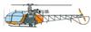 Brengun SA 318C Alouette II Набор из смолы HAUBRS72024 1/72 (Самолет)