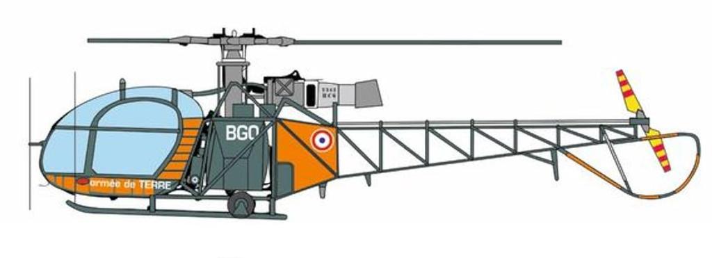Brengun SA 318C Alouette II Resin Kit HAUBRS72024 1/72 (Airplane)