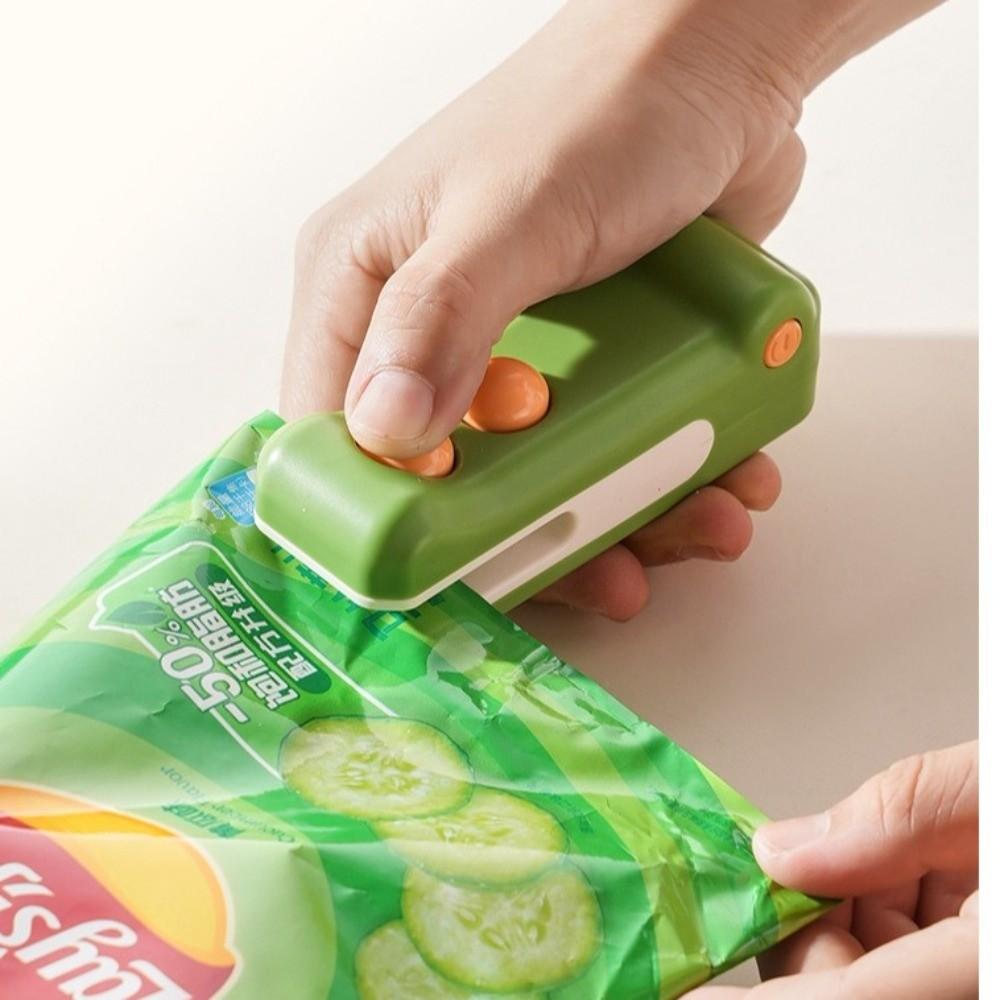 Rechargeable Magnetic Sealing Machine Hand Press Food Sealer Clip Bag  Sealing Clip  Food Storage