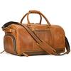 Retro Crazy Horse Leather Travel Bag Men'S Leather Handbag Casual Fitness Bag With Shoes Cowhide Luggage