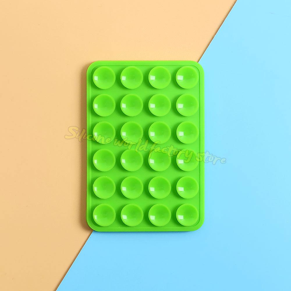 Silicone World Multifunctional Double-sided Silicone Suction Phone Holder Phone Case Anti-Slip Back Stickers Mat Wall Stand