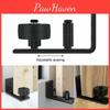 Estabilizador de Porta de Celeiro Preto de Alta Qualidade Feito de Aço Carbono e Superfície Revestida com Spray POM Ideal para Portas Deslizantes de Estilo Americano