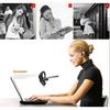 Bluetooth Business Stereo Headphone Wireless Hands-free Mic Headset with Voice Control Noise Reduction Earphone Ear Hook Earbud