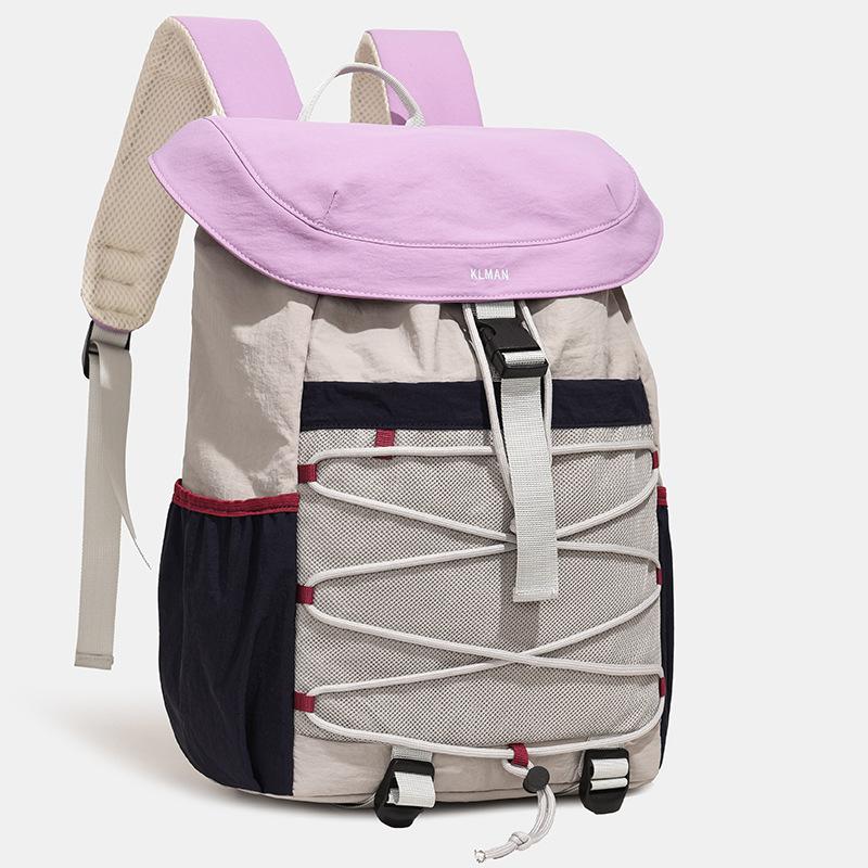 Schoolbag new mountaineering bag men's and women's sports backpack outdoor leisure backpack drawstring hiking lightweight bundle