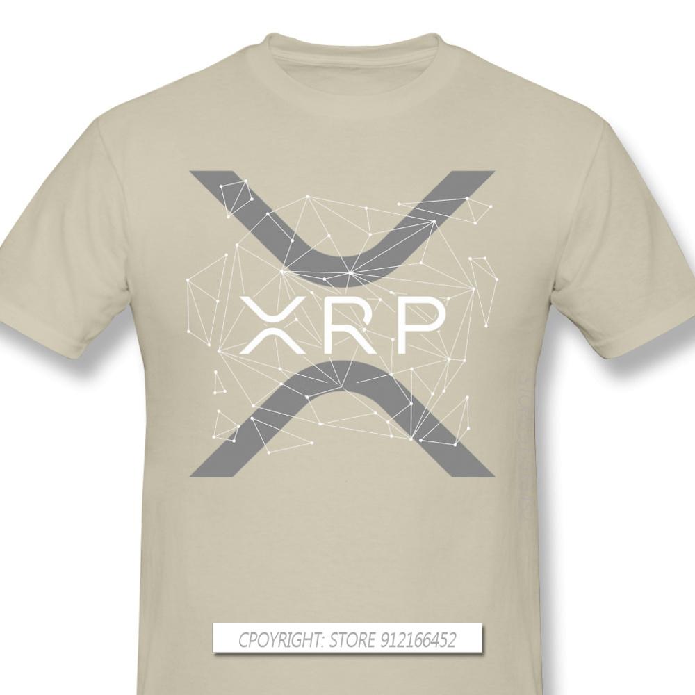 XRP Ripple Coin Cryptocurrency 2024 Popular New Arrival TShirt Ripple Crypto Oversize Cotton Shirt For Men T-Shirts For Adult