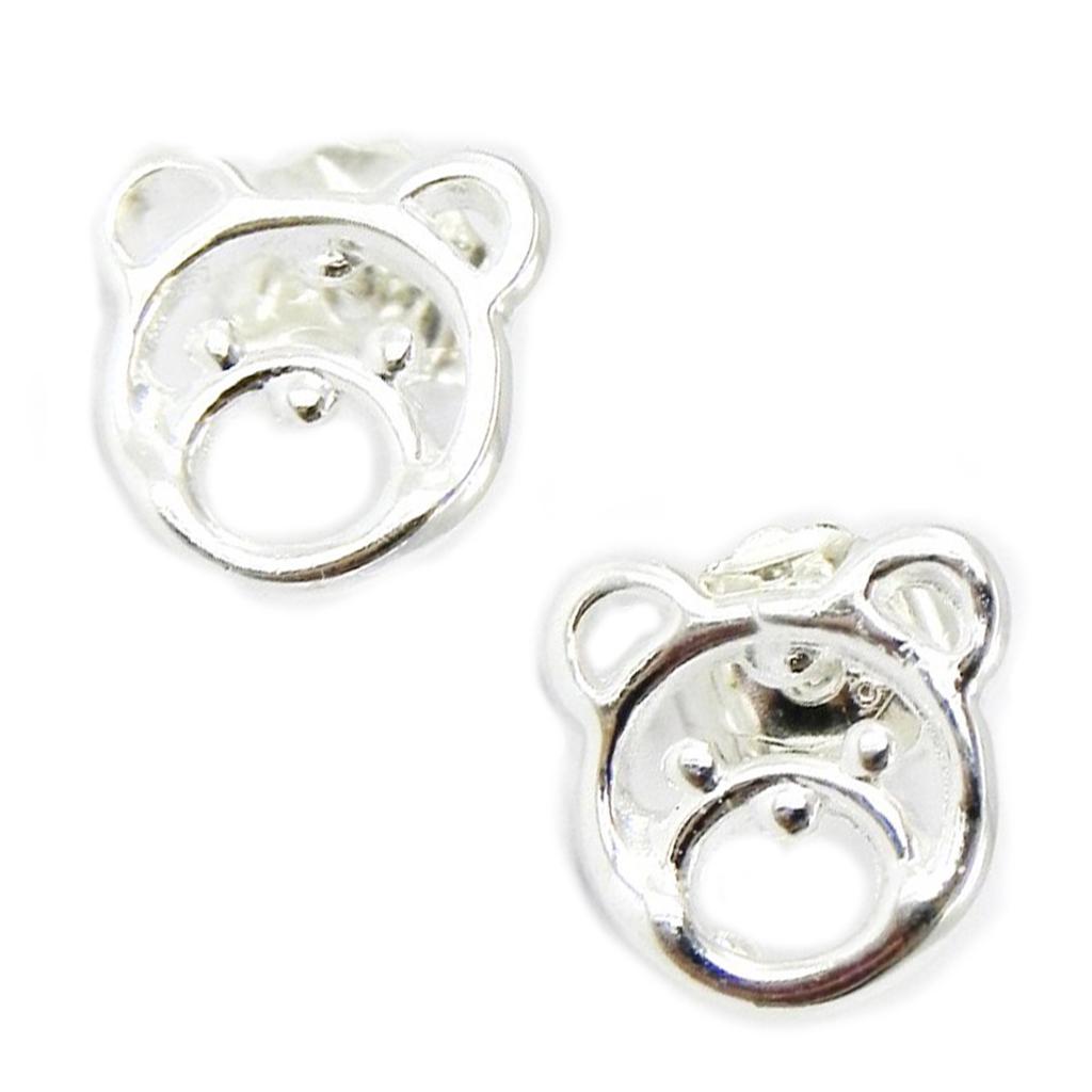 

Les Trésors De Lily [I1087] — Серебряные серьги Teddies — 6 мм