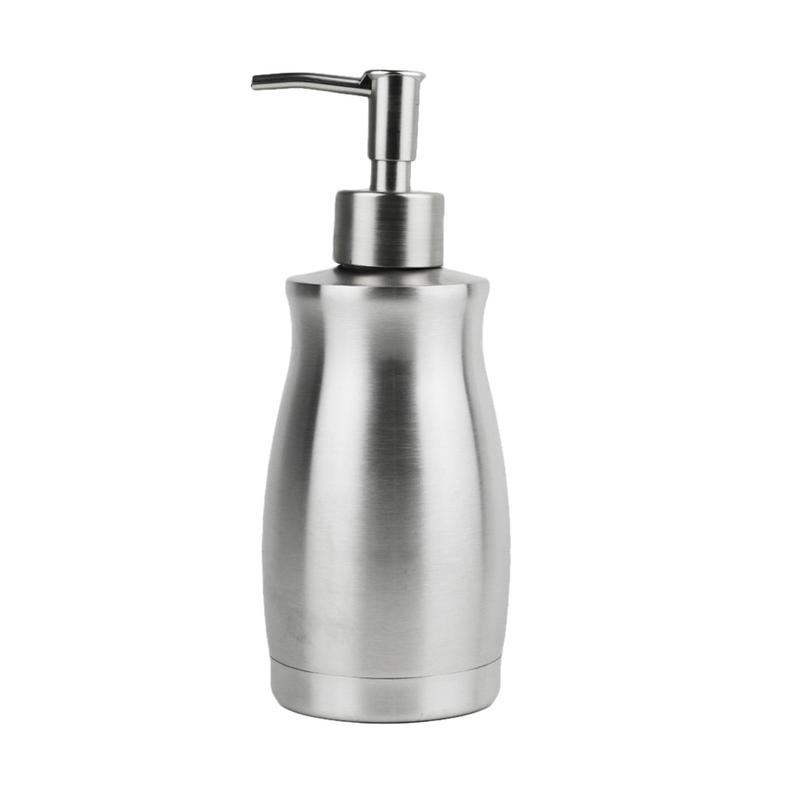 Handheld Soap Dispenser 400ml Stainless Steel Soap Dispenser Stainless Steel Leakage Vease Kitchen Bathroom Accessories Pump Soap Dispenser | Liquid S
