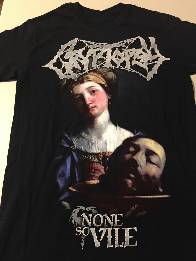 Cryptopsy Band Black T-Shirt Cotton All Size Short Sleeve 7D1656 XXXXL