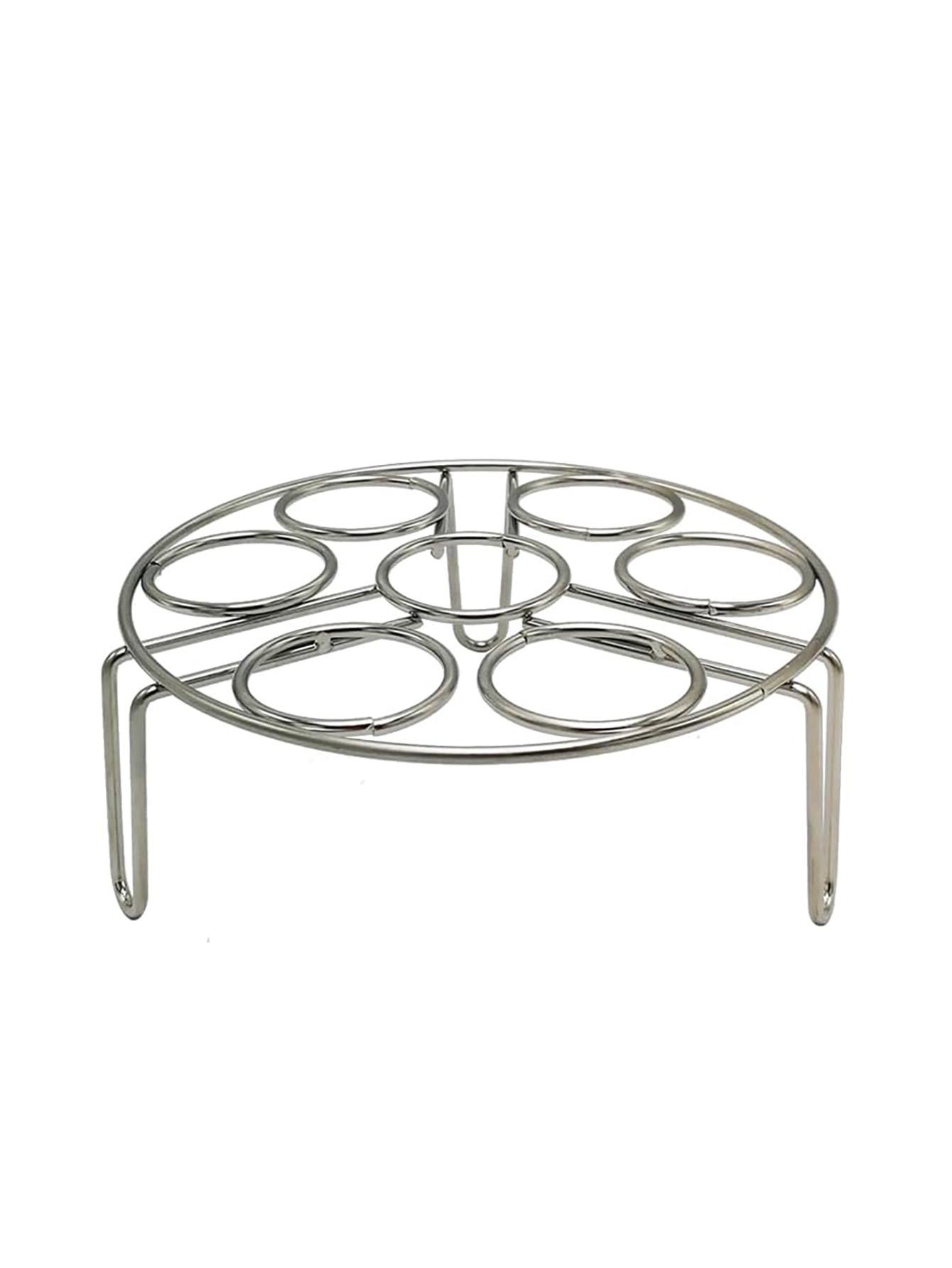 Stainless Steel Egg Steamer Rack Trivet Basket Stand - Egg Rack for Steaming Food