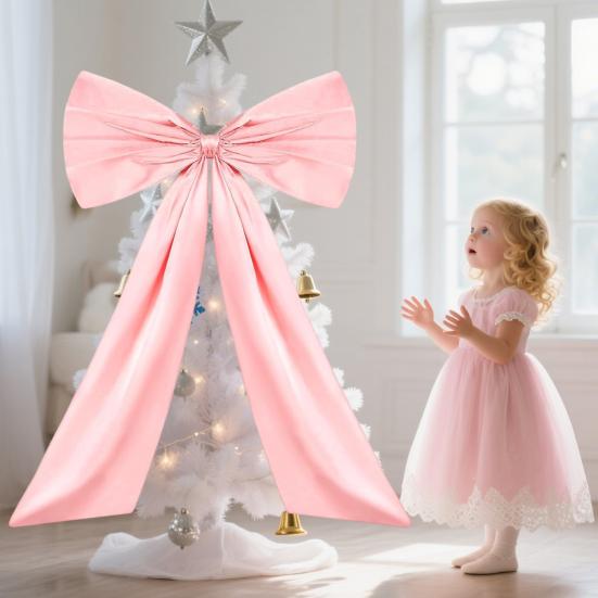 Large Satin Bow for Room Decor Giant Ribbon Tie for Birthday Party Wedding Bachelorette Baby Shower Backdrop Wall Decor