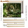 RUOPOTY With DIY Frame Animals Oil Painting DIY Painting By Numbers Modern Wall Art Canvas Picture Hand Painted Home Decor 40x50cm