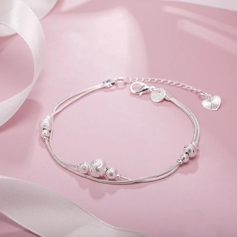 925 Silver Chain Stars Bracelets for Women Charms Fashion Designer Party Wedding Jewelry Holiday Gifts