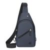 Korean Fashion Men's Chest Bag Simple Commuter Messenger Bag Multi-layer Storage Portable Travel Shoulder Bag.
