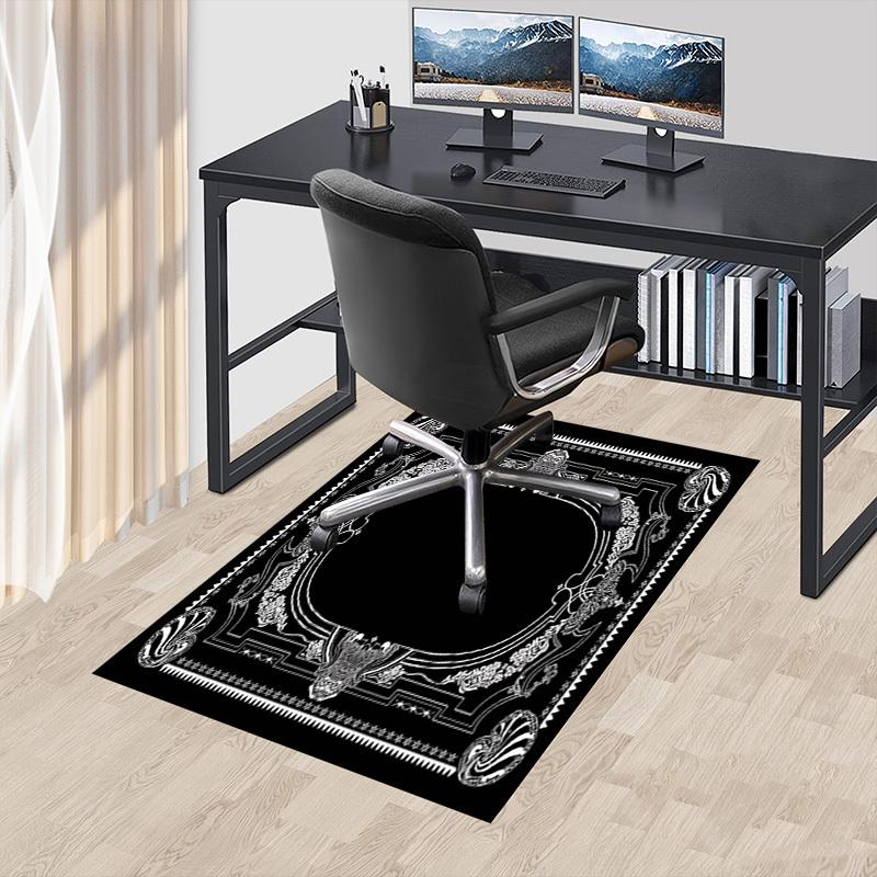 1PC Ornate Pattern Extra Large Non Slip Floor carpet, Office, family, bedroom Large Area Rug Indoor Rugs, Vibrant Colors