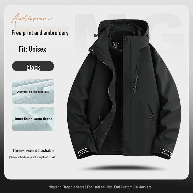 Giacca Tre in Uno da Lavoro Personalizzata Negozio 4S Tesla - Uniforme da Lavoro con Logo Ricamato