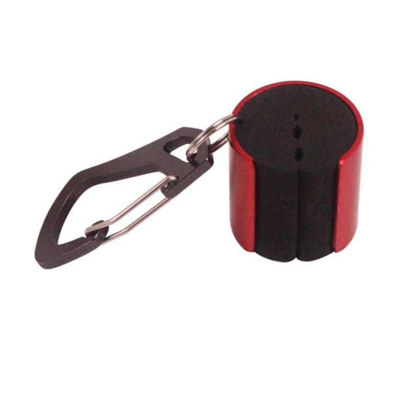 Aluminum Alloy Portable Fishing Rod Holder Telescopic Fishing Rod Hanging Clamp Device With красный