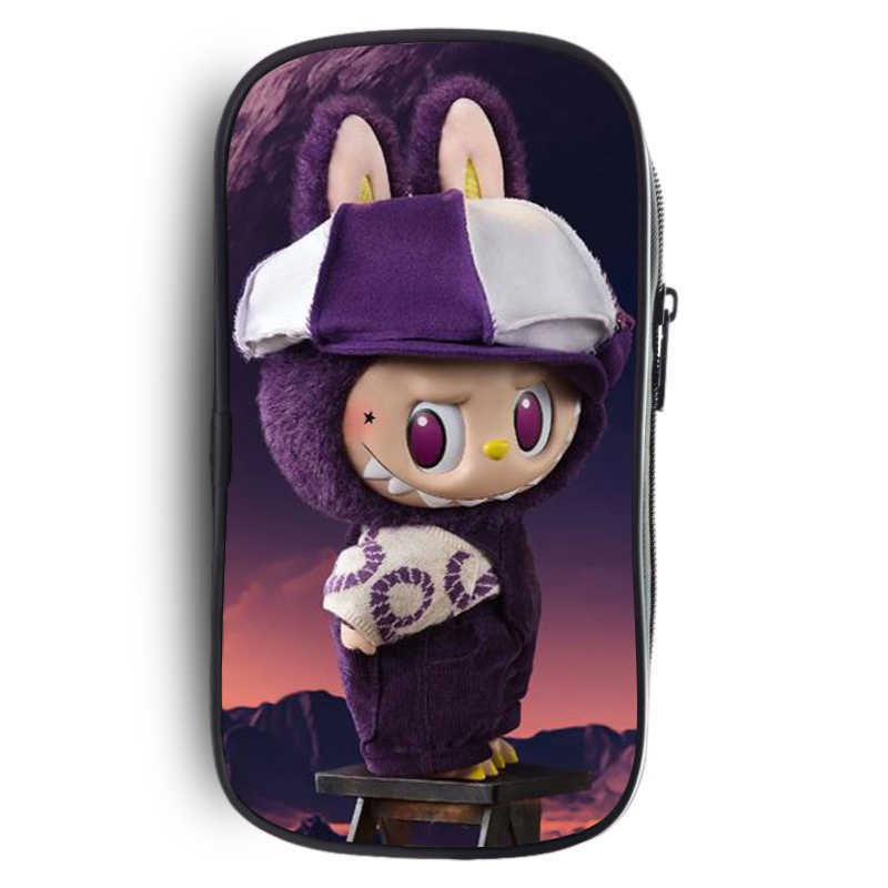 2025 Labubu Primary And Secondary School Students Cartoon Diy Printing Fashion Storage Pencil Bag