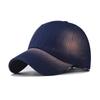 Denim Cotton Washed Baseball Hat With Adjustable Strap For Year Wear Round