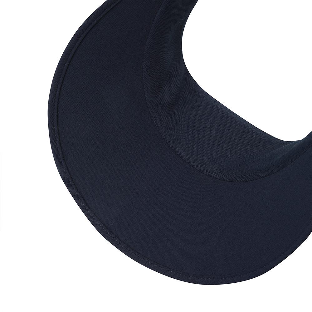 MALBON GOLF Malbon Logo Wide-Brimmed Visor Navy (Woman)