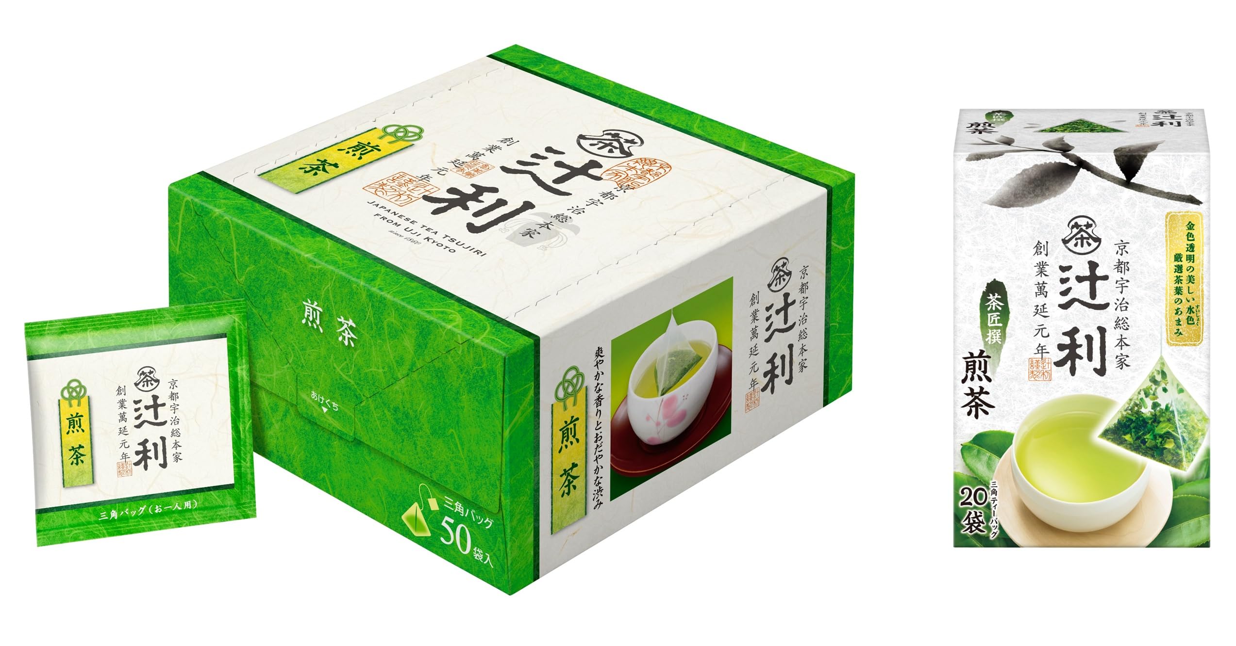 

Tsujiri Sencha and Chasho Sencha Assorted Set bags (50 bags) (20 bags) (70 total) [Bulk Purchase]