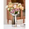 Nordic modern style handmade electroplated vase home hotel dining table decoration ornament housewarming gift aesthetic design