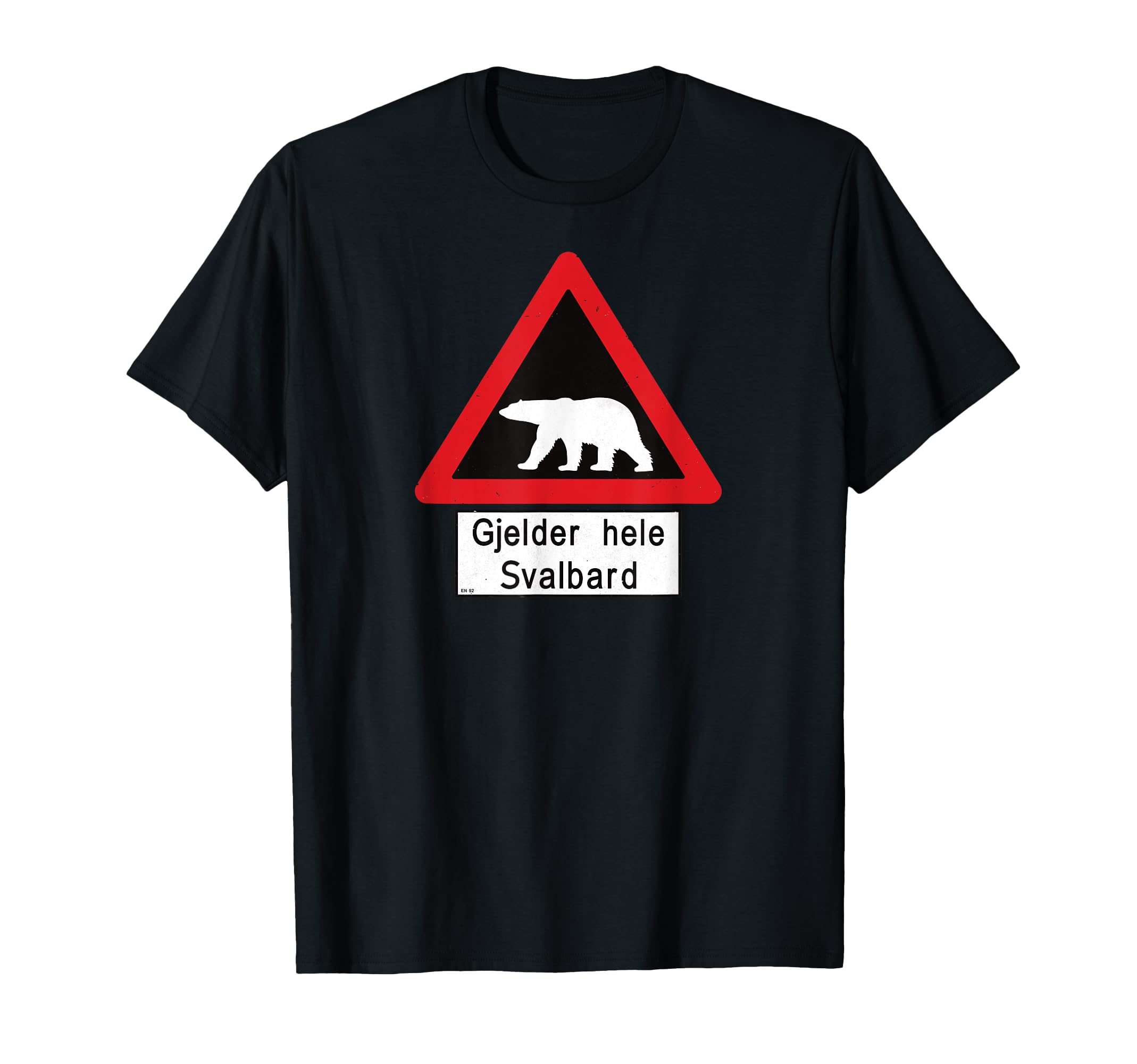 

Svalbard T-shirt Polar Bear Sign Gelder Hell Norway T-shirt