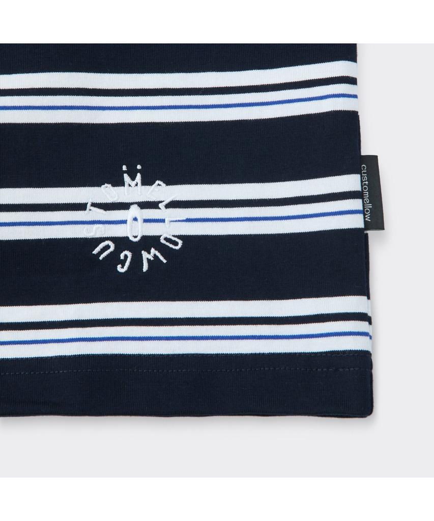 Keoseuuteommellou Navy Striped T-Shirt Cwtam26423Nyd