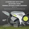 Cordless Hedge Trimmer & Mini Grass Shears,Battery Powered Electric Bush Trimmer, Handheld Grass Cutter for Lawn Edging,Shrubs,Small Bushes and Garden