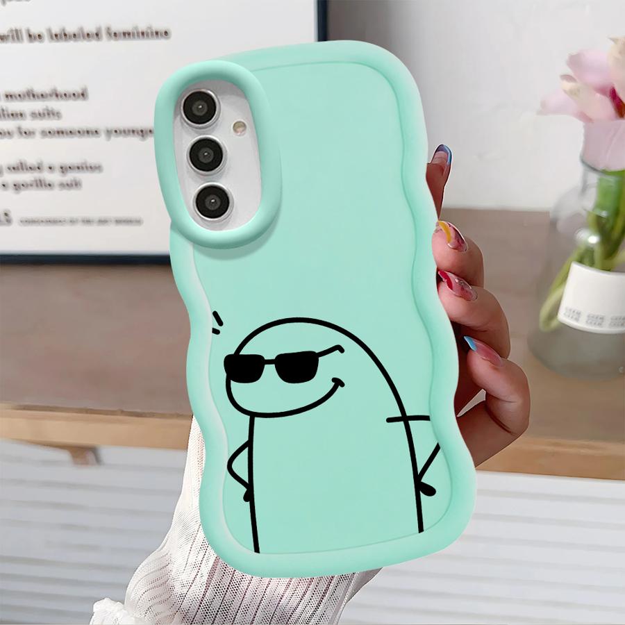 

Case for Samsung Galaxy A14 A13 A15 A21s A11 A52 A12 A16 Soft Phone Cover A03 A22 A33 A23 A04 A06 A05 A53 Line People Galaxy A51 4G