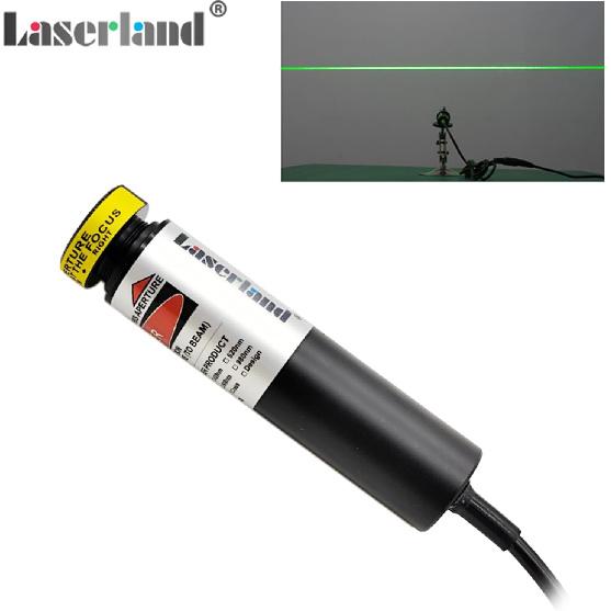 532nm Focusable Green Projector Generator Line Module for Sawmill Woodworks Swamp Haunted House 18mm (Focusable Class IIIr 5V with Adapter, Mount and