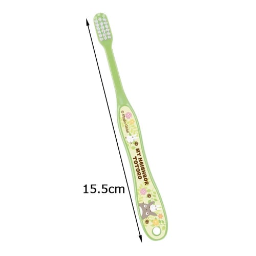 Skater Toothbrush with Cap, for Elementary School Students (Ages 6-12), Medium Bristles, Set of 3, Studio Ghibli Design, TB6T