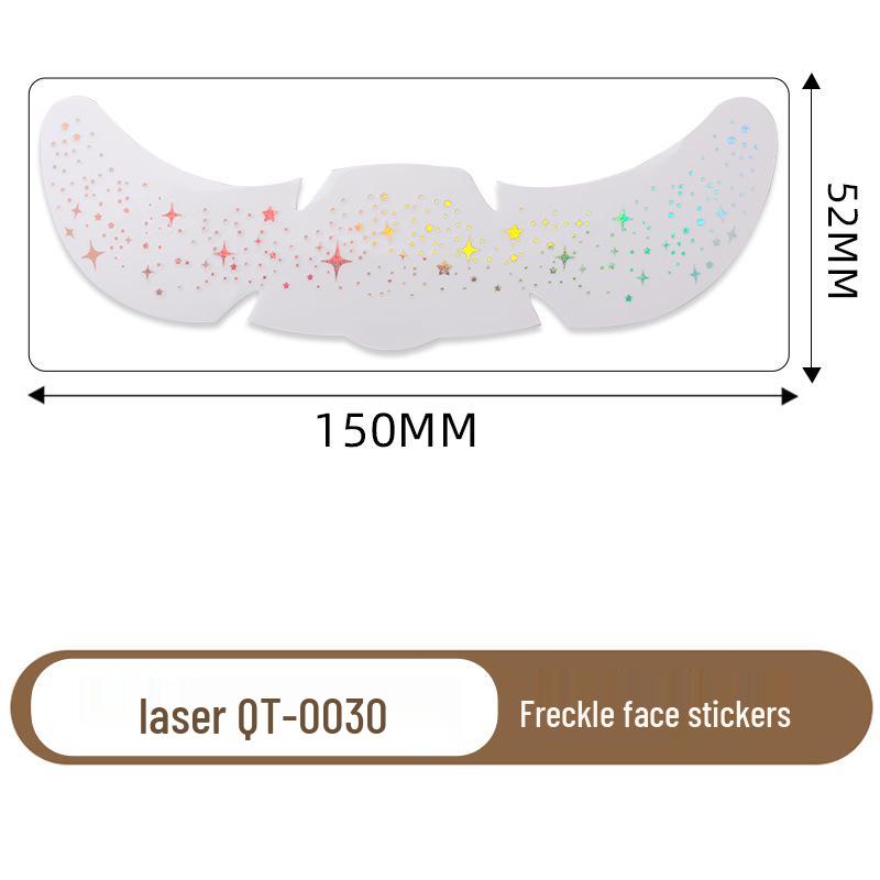 Cross Hot Stamping Tattoo Stickers: Waterproof Glitter Stars & Butterflies for Party Makeup & Stage Performance