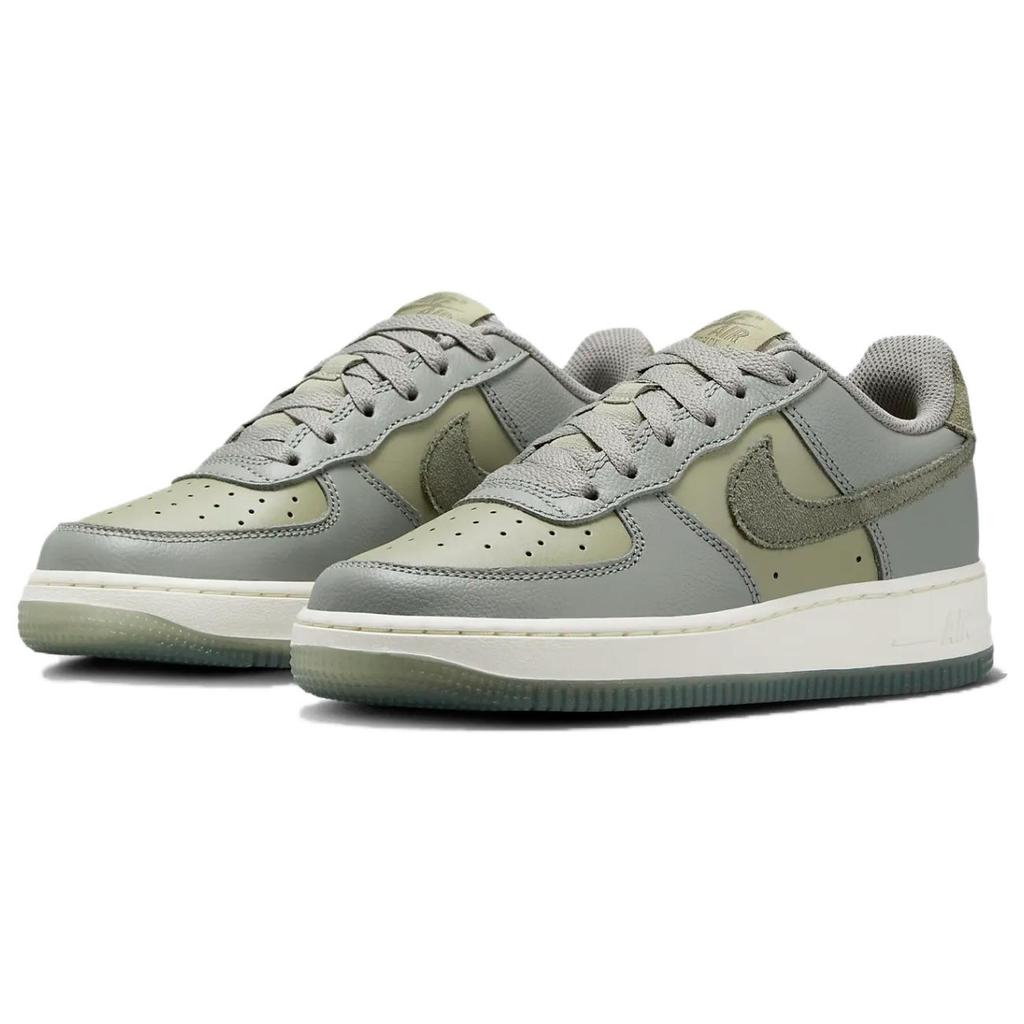 New Nike Air Force 1 Low LV8 GS Dark Stucco Medium Olive FQ6948-001
