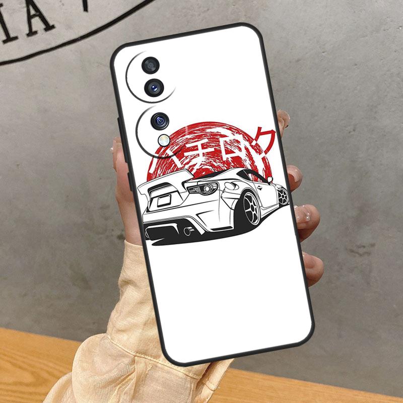 JDM Car Case For Honor Magic 8 Pro 5 6 7 Lite 90 70 50 400 200 X8c X8b X9a X9b X9c X9d Win RT Cover