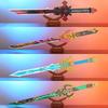 Non-Toxic Samurai Sword Building Blocks Anime Ninja Weapon Model Assembly Bricks Children Toy Idea Desktop Decoration Children Holiday Gifts