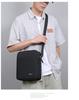 Bolso cruzado impermeable de tela Oxford para hombre, Bolso de mensajero casual de un solo hombro