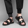 Whole cowhide~ sandals men's summer non-slip leather casual wear dad beach shoes men's soft-soled sandals