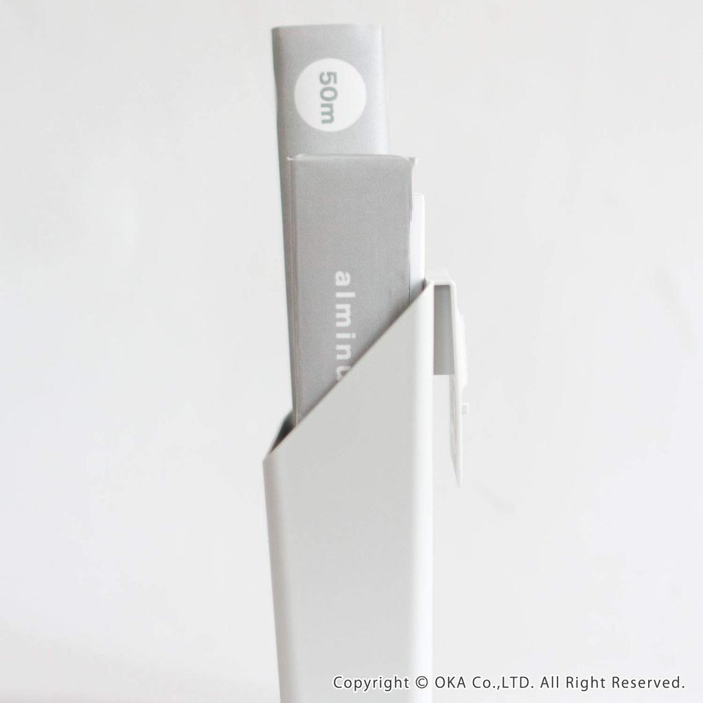 Oka PLYS Base x x Plys Base Wrap Storage (Plys Base) White, 21.5cm 15.5cm 8cm, (with Velcro)