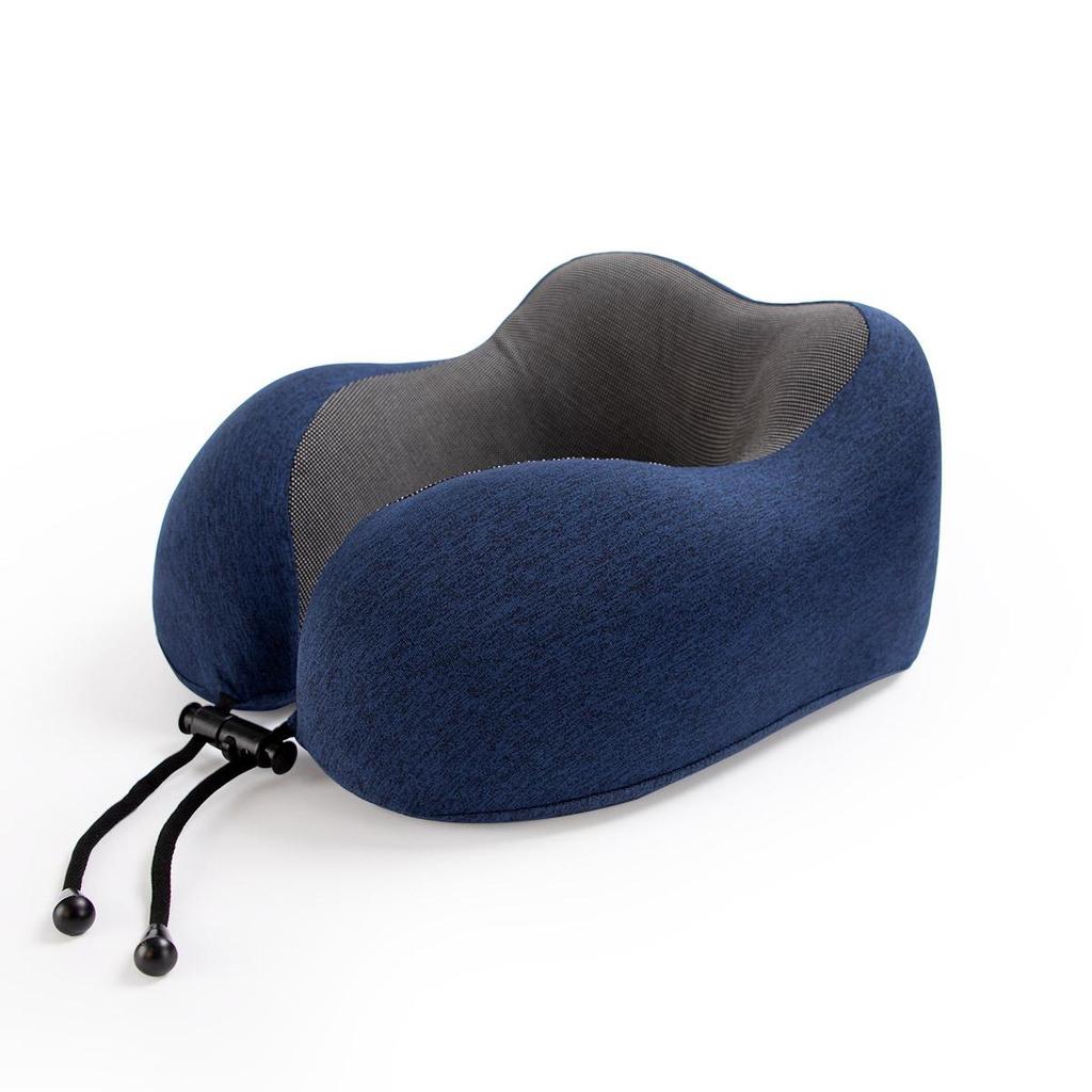 Customizable Memory Foam U-Shaped Travel Neck Pillow