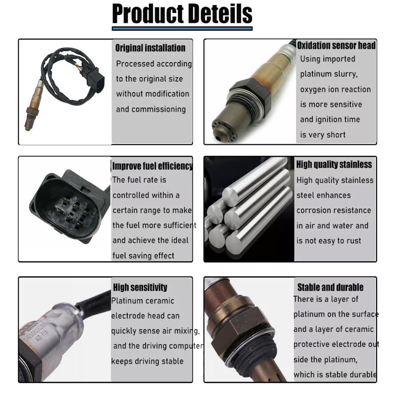 New Oxygen Sensor For BMW 5 6 7 Series E60 E64 E63 E66 545i 645Ci 735Li 745Li 760Li 11787521705