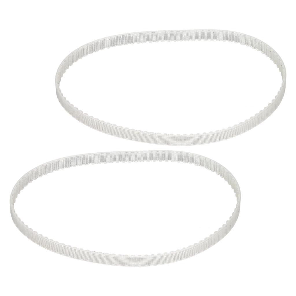 2Pcs Lathe Belt Transparent Polyurethane Transmission Accessory Replacement Part for 8x14 Mini Lathe 1.5Mx94 Teeth