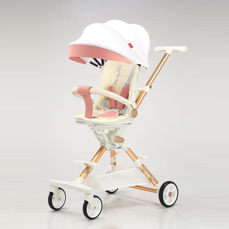 

Высокая посадка, ультралегкая, двухсторонняя складная детская коляска