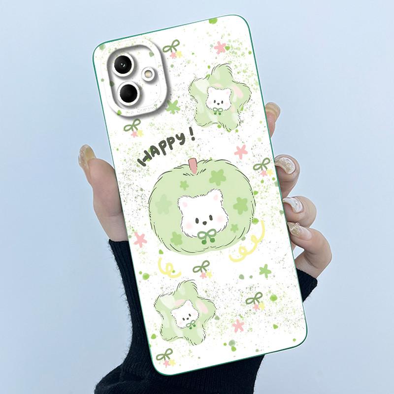 For Samsung Galaxy A04e A04 4G A04S Case Cute Panda Sweet Girls Cats Soft Silicone Back Cover Samsung SM-A042F A045F Phone Case